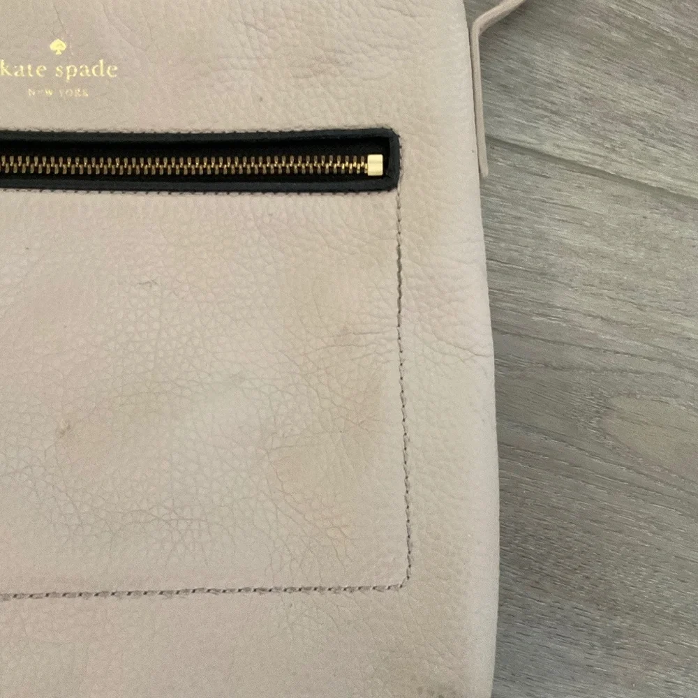 Kate Spade Crossbody Bag Tan with Black Tassel